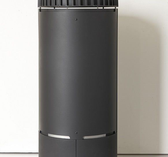 Kaminska peč v antracit barvi