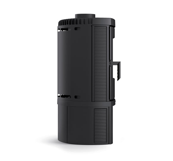 Kaminska peč v črni barvi