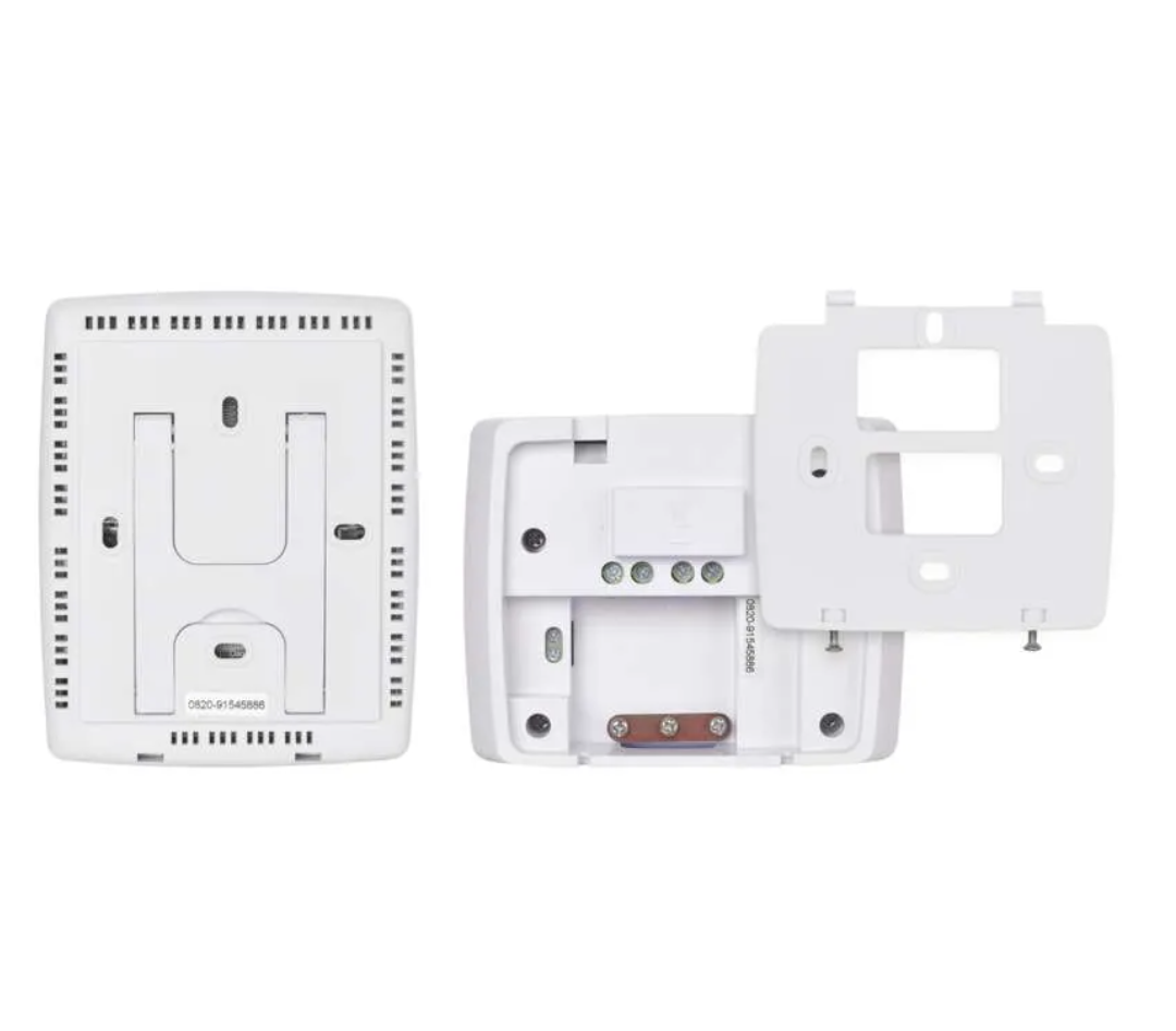 Brezžični termostat in sprejemnik iz zadnje strani