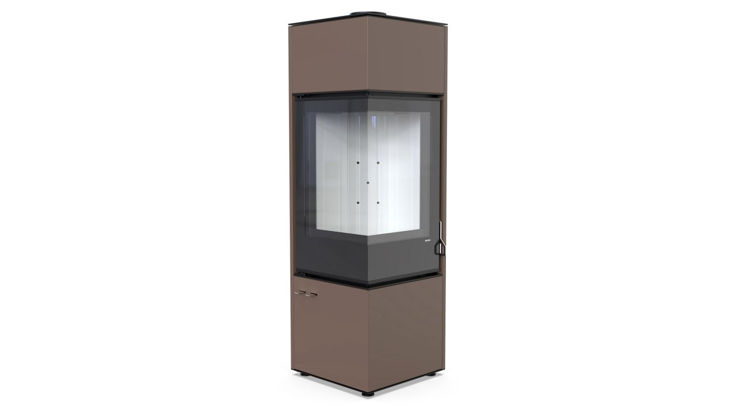 Kaminska peč Defro Home Quadroom Long